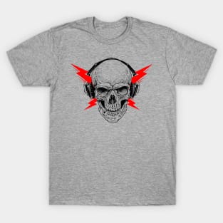 Skull Headphones T-Shirt